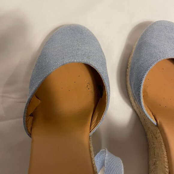 J. Crew Chambray Espadrilles Size 6 - Picture 4 of 10